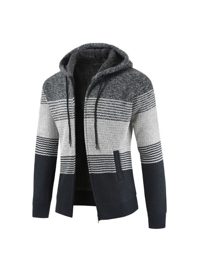 إسكدنيا الرجال بلوش سميكة غطاء اللون محظور Wweater سترة الكاردجان - Image 1