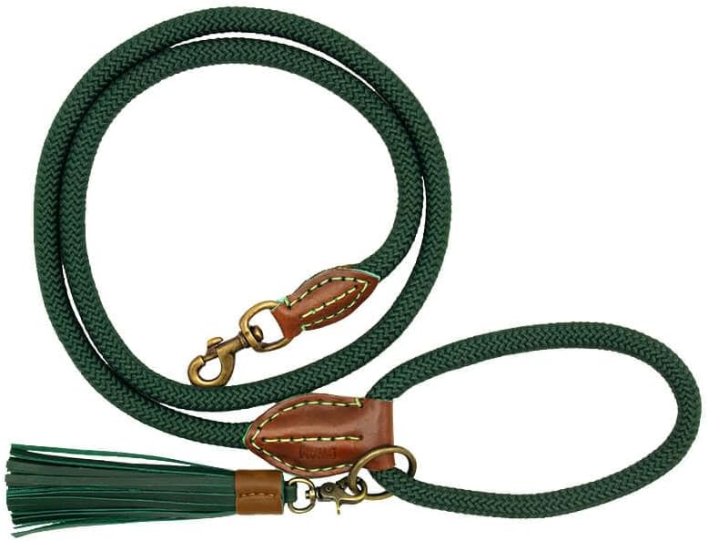 Dog with a Mission Bowie Dog Leash, Large, Green - Image 2