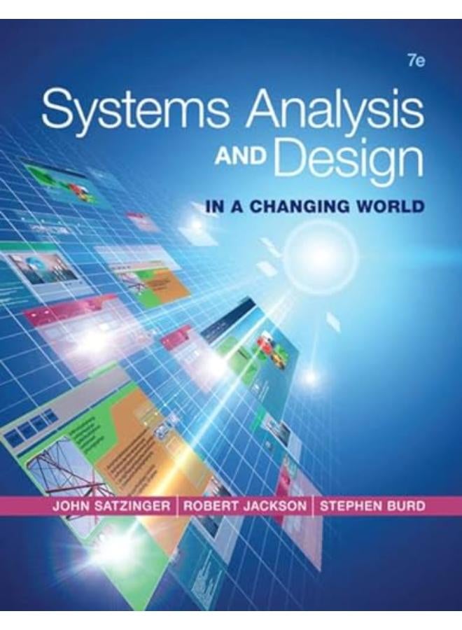 Systems Analysis and Design in a Changing World By Stephen D. Burd, John Satzinger - Image 1