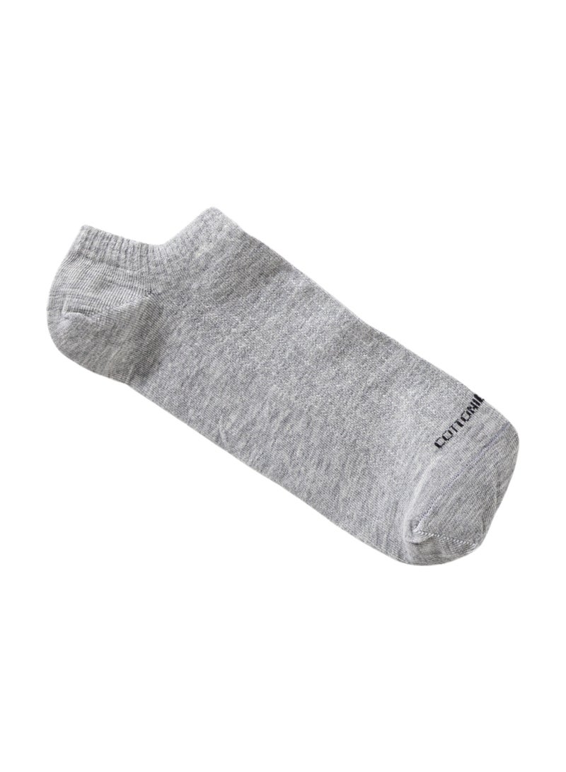 Cottonil Pack of 3 Unisex Mini Socket Socks - Grey - Image 3