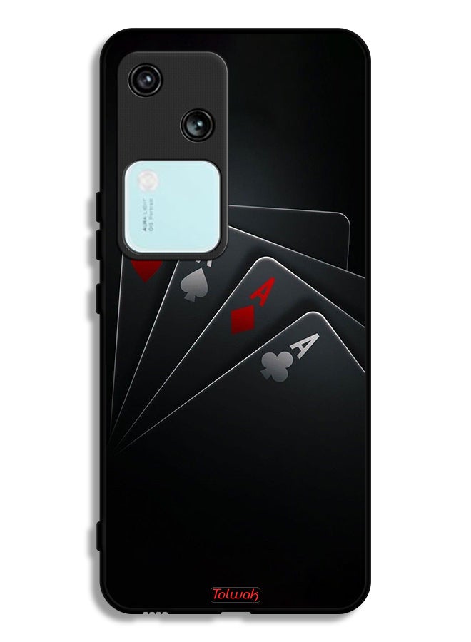 Tolwak Vivo V30 5G Protective Case Cover Cards A - Image 1