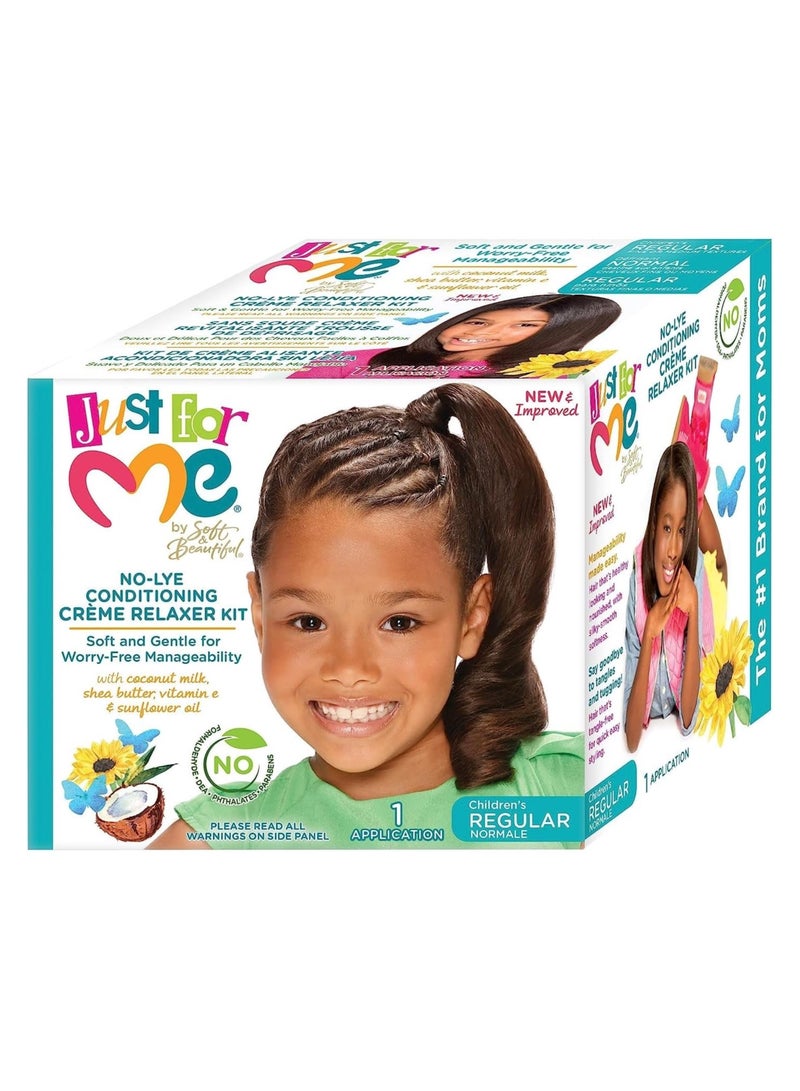Just For Me No Lye Relaxer Kit Regular - Image 1