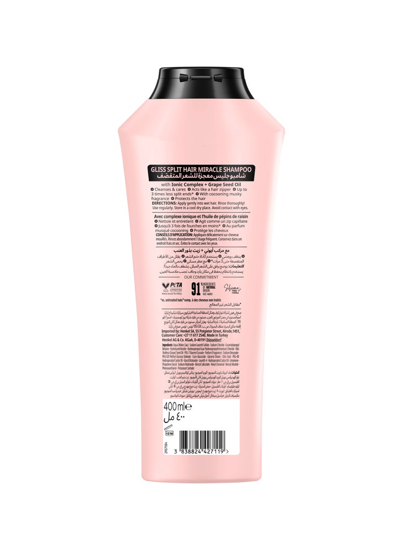 Gliss Split Hair Miracle - Sealing Shampoo 400ml - Image 2