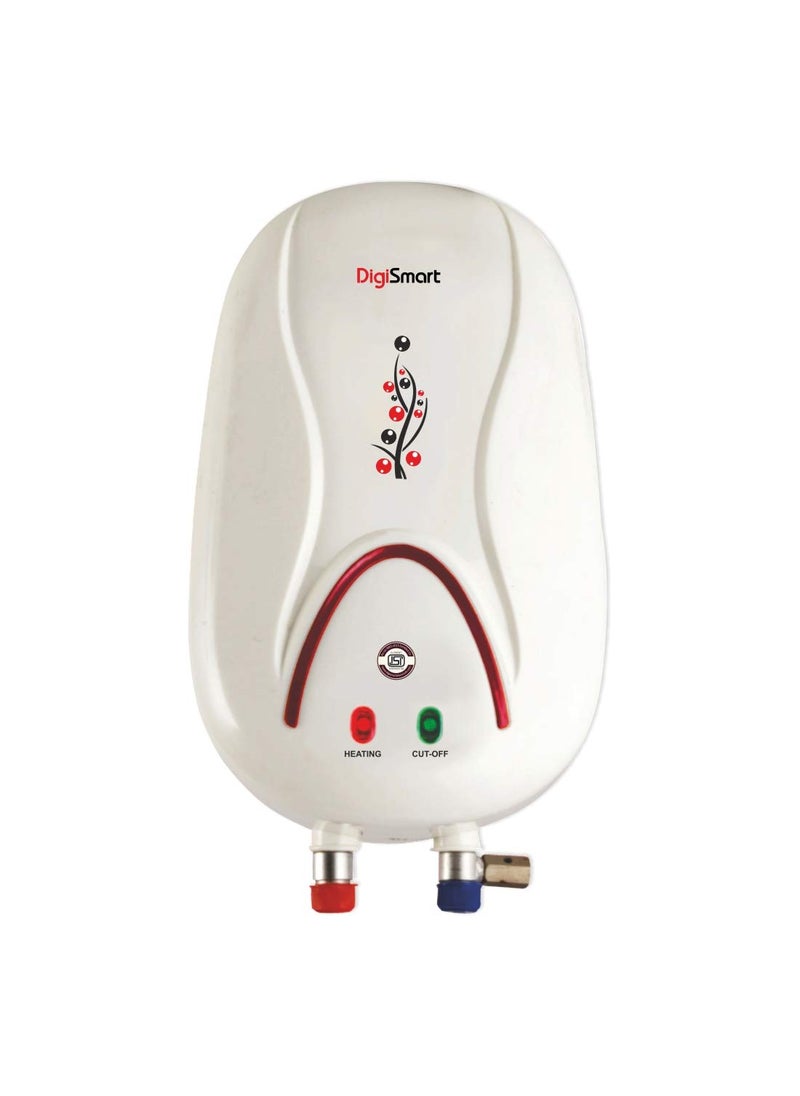 DIGISMART DIGISMART 3 LTR Instant 3 kva Special Anti Rust Coated Tank Geyser with Full Abs Body 5 Year Warranty Hotmak Ivory 