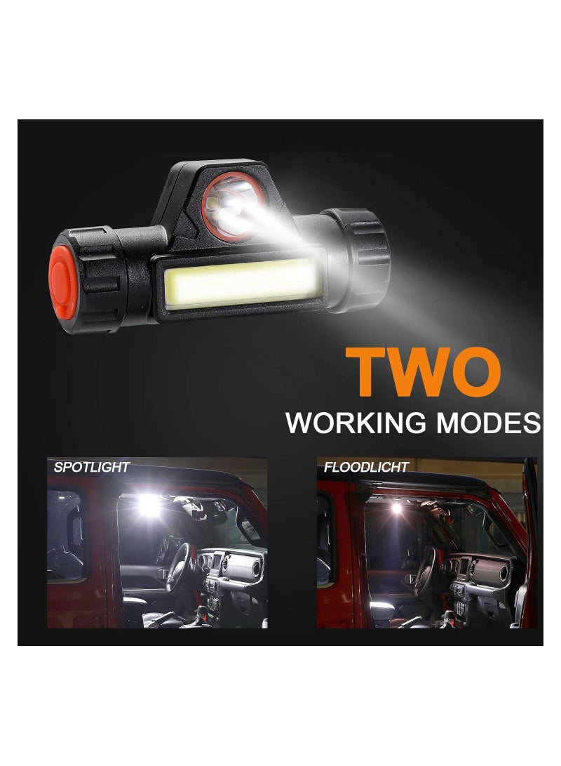 Loquat 2PCS Roll Bar Grab Handles with Dome Light for Jeep Gladiator Accessories, Premium Paracord Grips Fit 2.0-4.0 Inch Rods CJ YJ TJ JK JL u0026 Gladiator JT 1945-2023 - Image 4