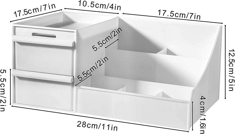 Wosta Wosta Premium Makeup Organizer with Drawers - Cosmetic Organiser Storage Box for Bathroom, Desktop, Dresser (Random Color)  - Image 2