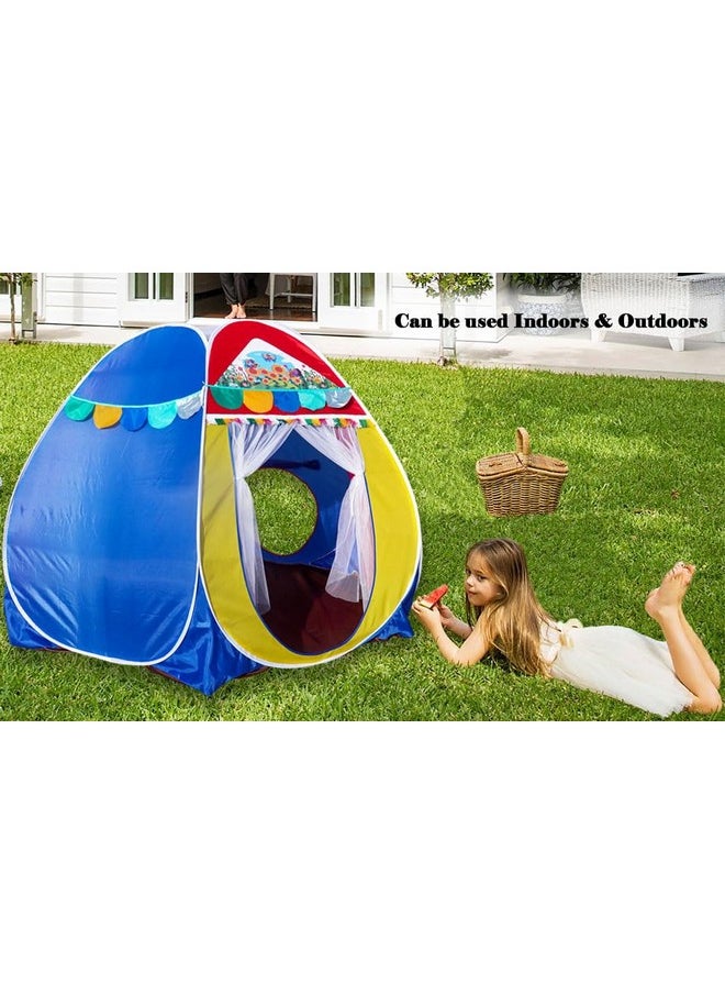 HomeCute Homecute Hexagonal Igloo Type Foldable Pop Up Kids Tent House, Play Tent House for Kids (Jumbo Size-Multi Color)  - Image 4