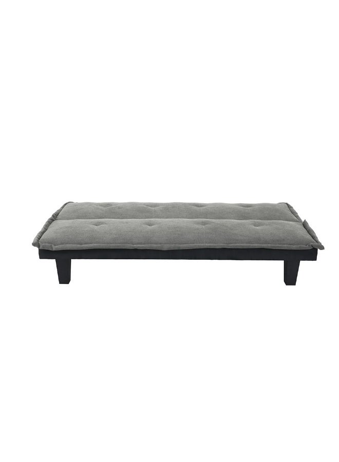DANUBE HOME V2 Manolo Fabric Sofabed | Convertible Sleeping Sofa Bed | Comfortable Living Room Furniture L165xW80xH73cm - Grey - Image 5