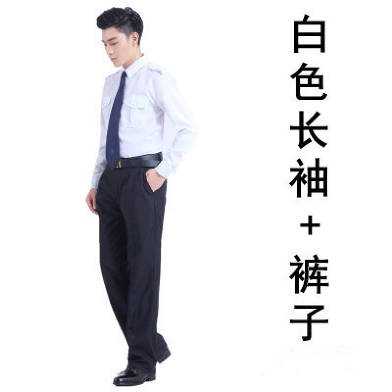 Security Shirt New High Quality Cotton Security Shirt Security Long Sleeve Short Sleeve Shirt Summer Security Clothing Manufacturers - Image 1