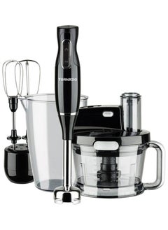 TORNADO TORNADO Hand Blender 1000 Watt, Food Processor, Whisk Black THB-1000MKL 