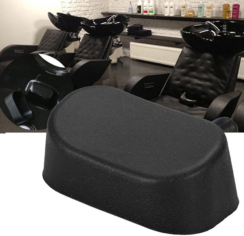 DOACT Shampoo Neck Cushion,5 Colors Silicone Neck Rest Shampoo Bowl Cushion Beauty Salon Spa Hair Washing Sink ow (Black) - Image 2
