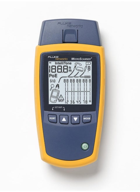 MS2-100 MicroScanner2 Copper Cable Verifier with Built-In IntelliTone Toning