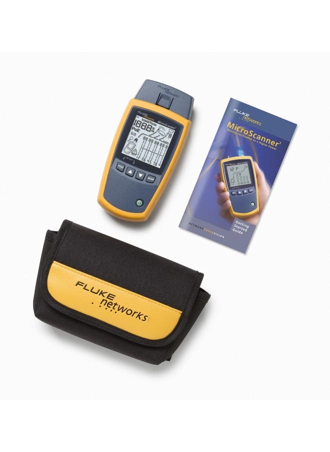 Fluke Networks MS2-100 MicroScanner2 Copper Cable Verifier with Built-In IntelliTone Toning  - Image 5