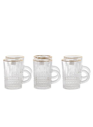 Teapots With Handle With Golden Calligraphy 6 Pieces Transparent - pzsku/Z26E091B2610F8ED013BAZ/45/_/1737886685/1101206a-89bd-4922-b408-764dc87aee3e