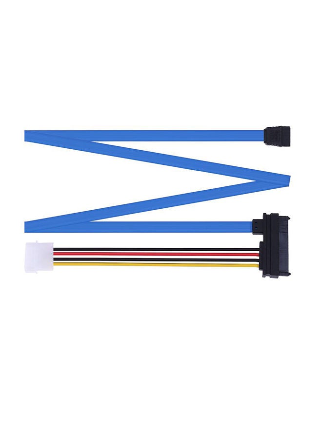 NIBEMINENT Mini 36Pin SAS to 29Pin SATA Server Data Cable with 4Pin IDE Power Multicolour