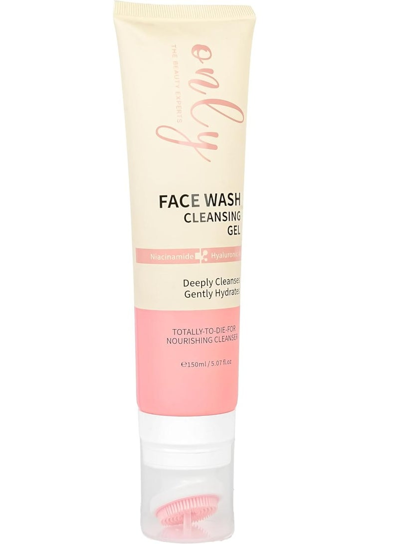 ONLY Experts Niacinamide And Hyaluronic Face Wash Cleansing Gel 150 ML