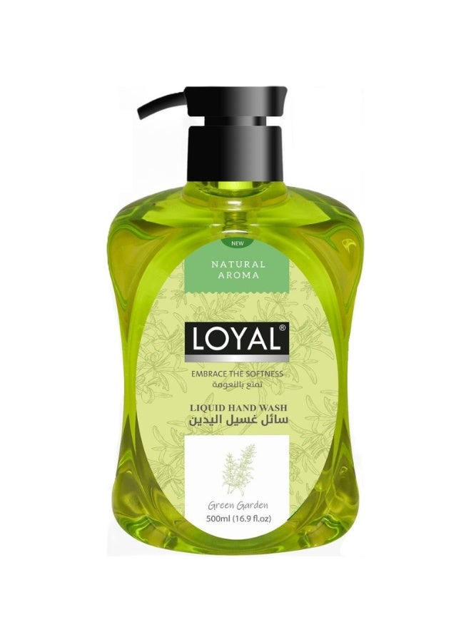 loyal صابون يد سائل - برائحة الحديقة الخضراء - عطر طبيعي - 500 مل - Image 1