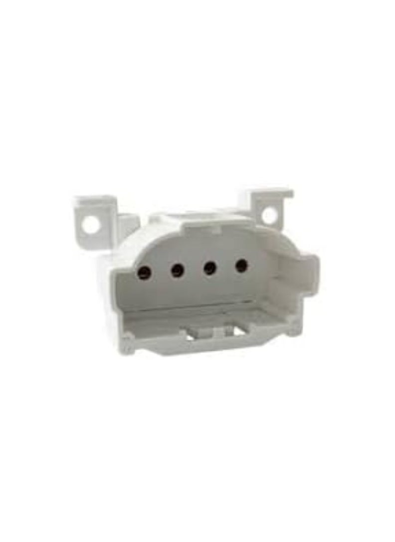 KNP KNP 4 Pin Lamp Holder is a Practical and Reliable Component Designed for Use with 4 Pin Fluorescent and Compact Fluorescent Lamps.  - Image 2