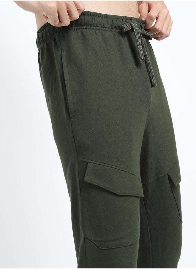 HIGHLANDER - Solid Slim Fit Track Pants by Styli - Image 1