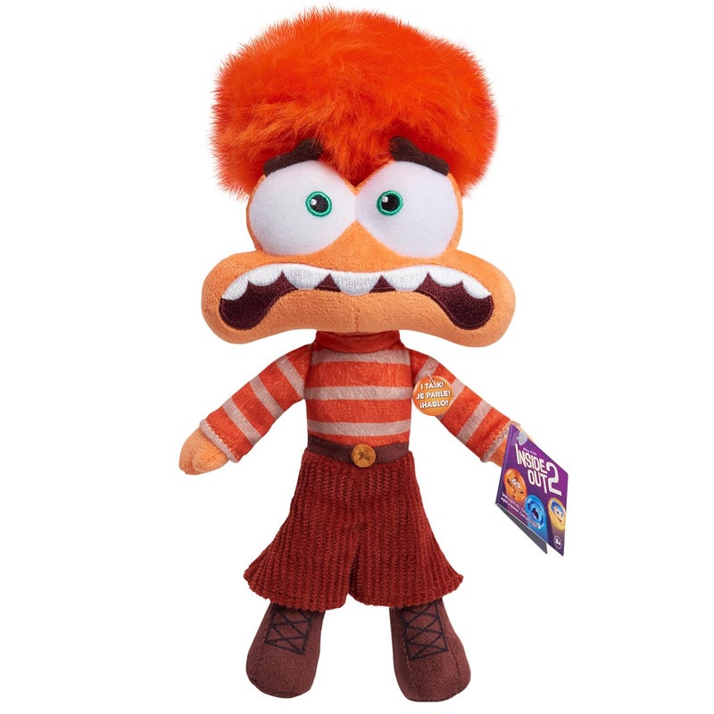 Just Play Inside Out 2 Talk It Out Small Plush - Anxiety, Holiday Stocking Stuffers, Gifts, Presents, Kids Toys for Ages 3 Up by Just Play - Image 1
