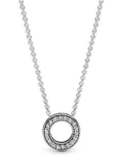 PANDORA Pandora Jewelry 925 Sterling Silver Cubic Zirconia Necklace  - Image 1