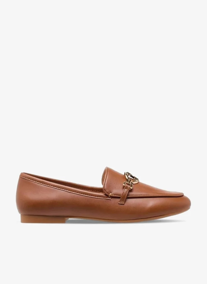 ELLE Women Logo Accent Slip-On Loafers