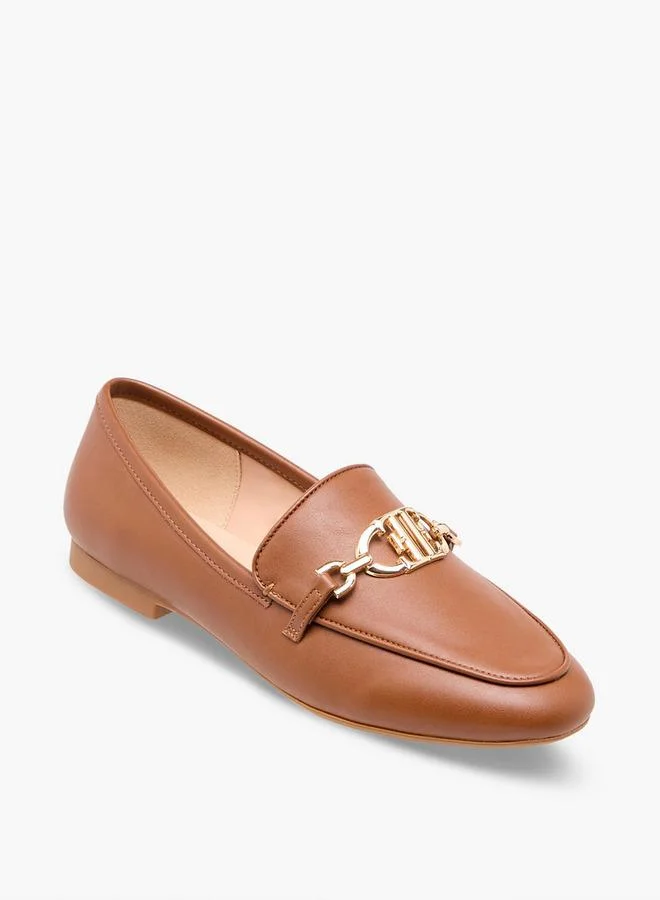 ELLE Women Logo Accent Slip-On Loafers
