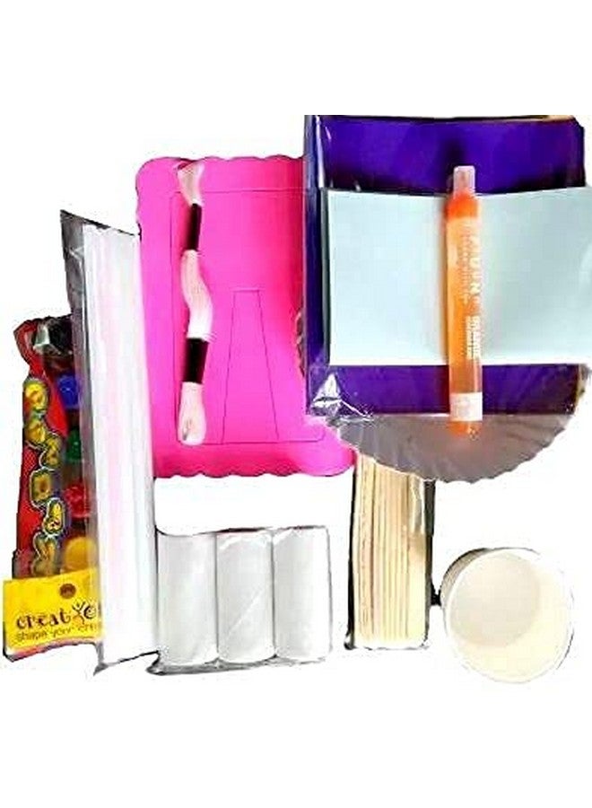 ماياترا مجموعة Mayatra's Ecocraft للفنون والحرف اليدوية مع أكثر من 20 مشروعًا حرفيًا لإعادة التدوير للأطفال من جميع الفئات العمرية - أساور DIY، وقلادة، ومحفظة، وفانوس، ودمى وغير ذلك الكثير - Image 3