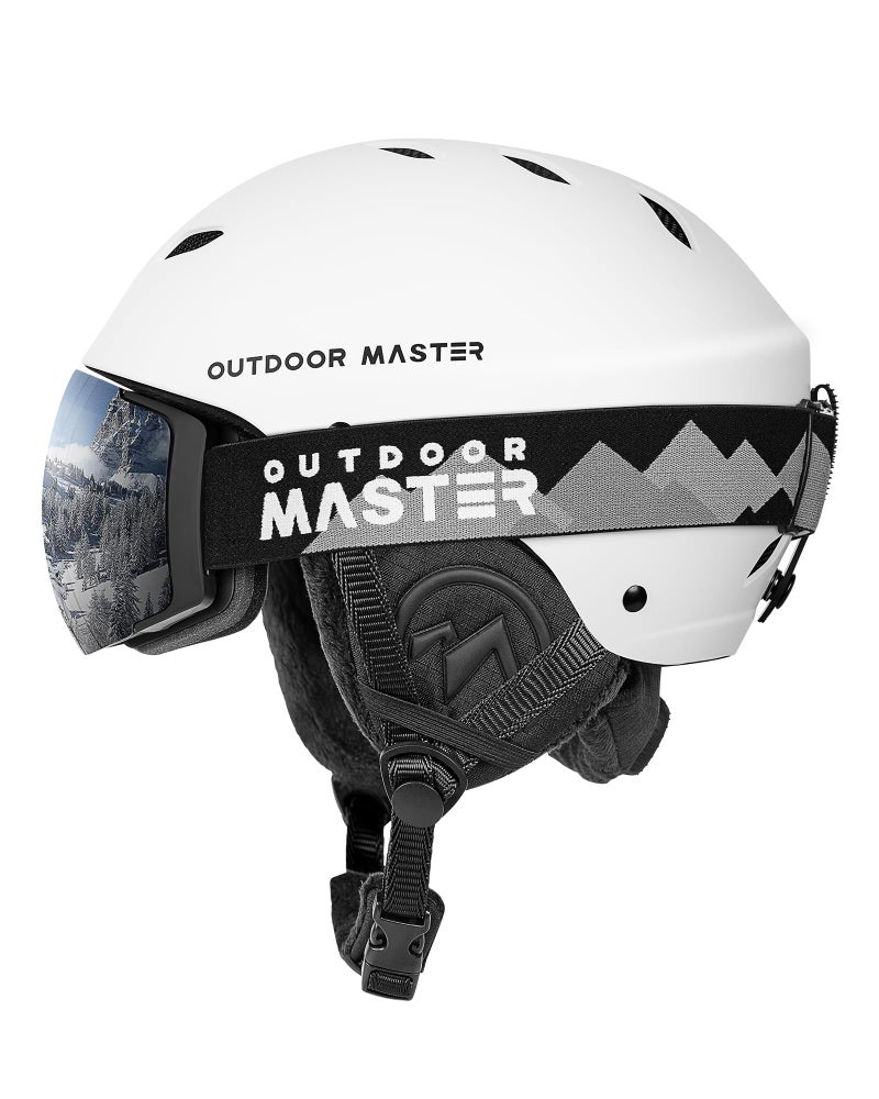 OutdoorMaster Kelvin Ski & Snowboard Helmet Set with Goggles for Men, Women & Youth - Image 1