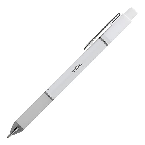 TUL® GL Series Retractable Gel Pens, Medium Point, 0.7 mm, Pearl White Barrel, Black Ink, Pack Of 12 Pens - Image 5