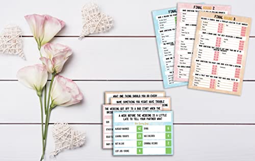 Pazag Bridal Shower Friendly Feud Quiz Tabletop Game, for 10 Players, Adult Age Range, Includes Cards, Unisex, 1.0 Unit Count - Image 3