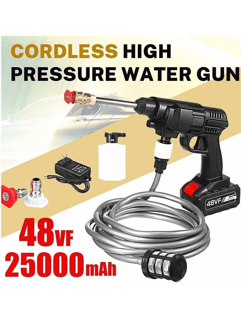BGM 48 V Wireless High Pressure Car Wash Water Gun Portable High Pressure Washer Washing Auto Spray Garden Tool  - Image 2