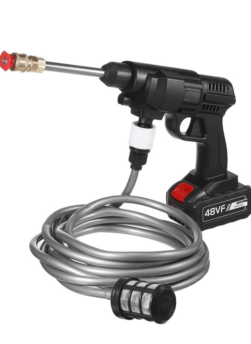 BGM 48 V Wireless High Pressure Car Wash Water Gun Portable High Pressure Washer Washing Auto Spray Garden Tool  - Image 1
