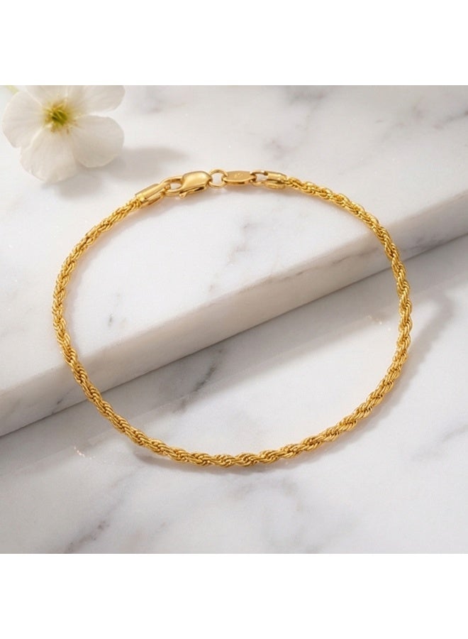 BAFLEH JEWELLERY Exquisite 22kt Gold Bracelet: A Timeless Piece of Artistry and Elegance - Image 1