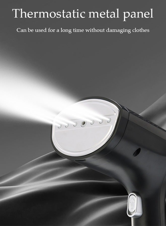 DUNISO Handheld Steam Iron, 1600w High Power For 25 Seconds Quick Heated,Equipped 350ml Big Water Tank, Portable Steamer Iron for Home and Travel - Image 2