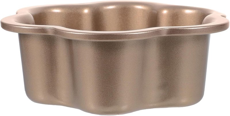 Blossom Cake Pan with Detachable Bottom 6-Inch Metal Cake Mold Nonstick Springform Pan for Baking Cheesecakes and Flower-Shaped Desserts - Image 1