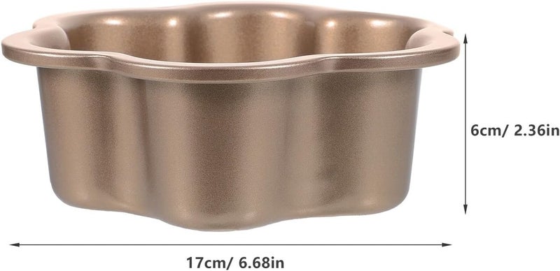 Blossom Cake Pan with Detachable Bottom 6-Inch Metal Cake Mold Nonstick Springform Pan for Baking Cheesecakes and Flower-Shaped Desserts - Image 2