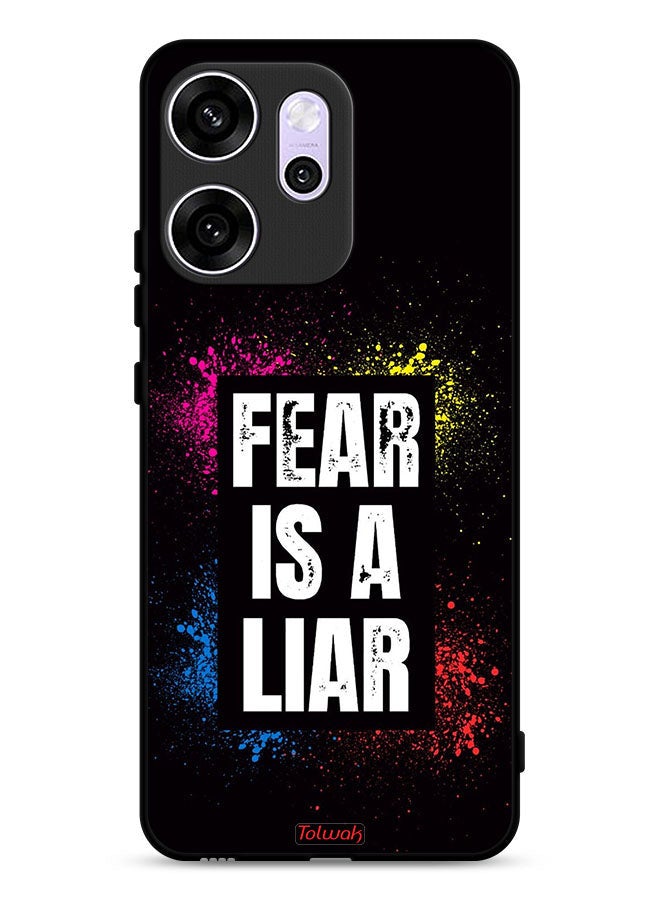 Tolwak Oppo Reno14 F Protective Case Cover Fear Is A Liar - Image 1