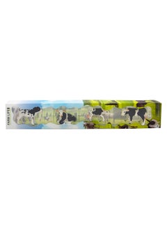 Galaxy Set of 4 Realistic Cow Figurines - Farm Animal Figures for Kids - Educational Toy Playset