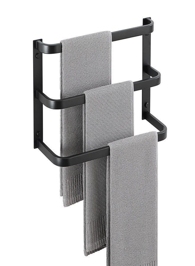 Mooche Towel Racks for Bathroom 16 Inch, SUS304 Stainless Steel Rustproof 3 Towel Bars Wall Mount, Heavy Duty Towel Holder for Bathroom Laundry Room Hotel Modern Home Decor - Image 1