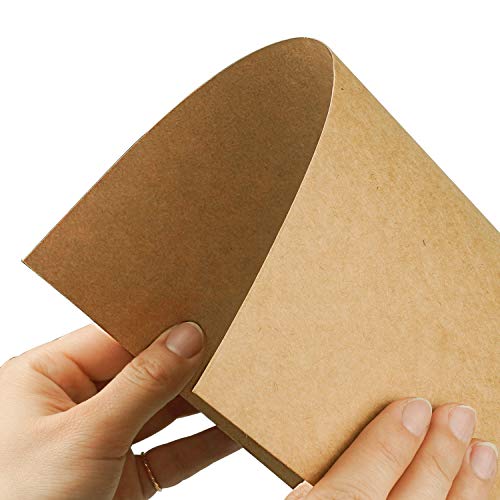 QYH Kraft Paper,Kraft Cardstock for Arts, Crafts, Office, 70 Sheets 8.5 x 11 Inches 180GSM Kraft Paper - Image 4