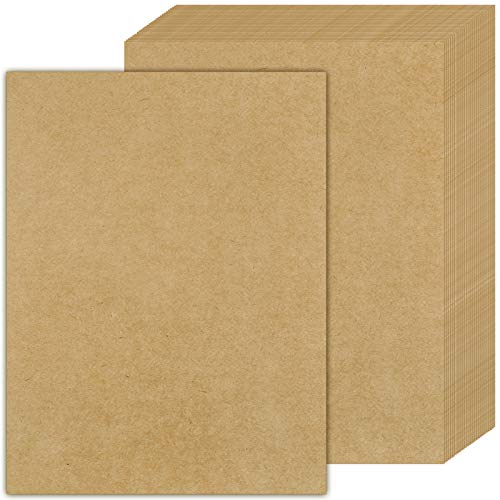 QYH Kraft Paper,Kraft Cardstock for Arts, Crafts, Office, 70 Sheets 8.5 x 11 Inches 180GSM Kraft Paper - Image 1