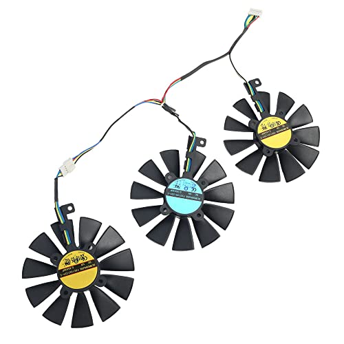 Coolerage 87mm DC12V 0.45A FDC10U12S9-C Graphics Card Cooling Fans for for ASUS ROG Strix GTX 980 1060 1070 1080 Ti RX 480 580 R9 390X Gaming GPU Fans (Fan ABC(Full Set)) - Image 3