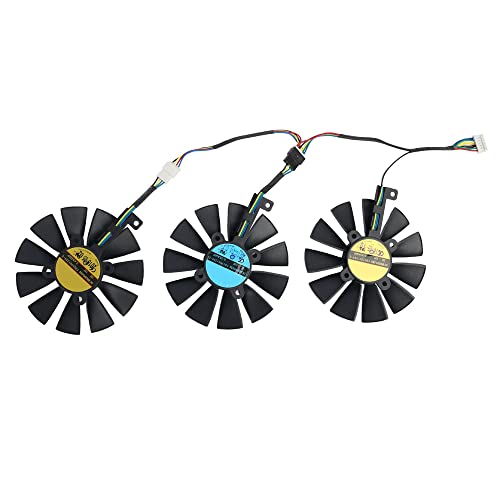 Coolerage 87mm DC12V 0.45A FDC10U12S9-C Graphics Card Cooling Fans for for ASUS ROG Strix GTX 980 1060 1070 1080 Ti RX 480 580 R9 390X Gaming GPU Fans (Fan ABC(Full Set)) - Image 4