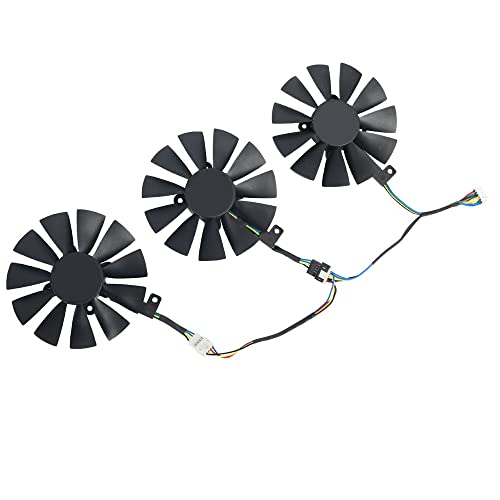Coolerage 87mm DC12V 0.45A FDC10U12S9-C Graphics Card Cooling Fans for for ASUS ROG Strix GTX 980 1060 1070 1080 Ti RX 480 580 R9 390X Gaming GPU Fans (Fan ABC(Full Set)) - Image 2