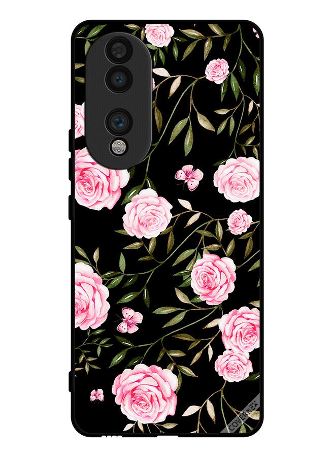 Covernex Protective Case Cover For Honor 70 Rose In Bunches Of Small Leaves - Image 1