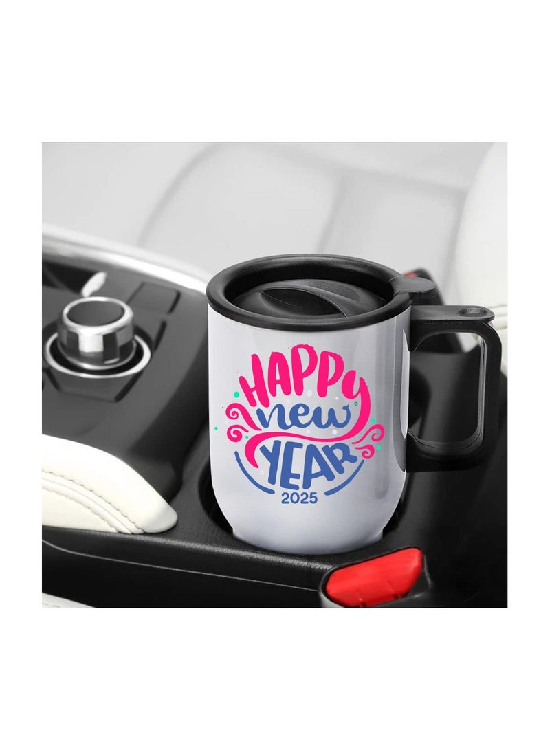 PRINTSHOP4ME Happy New Year Design Printed Travel Mug With New Year Theme Suitable Gift For Family And Friends And Special Person  - Image 5