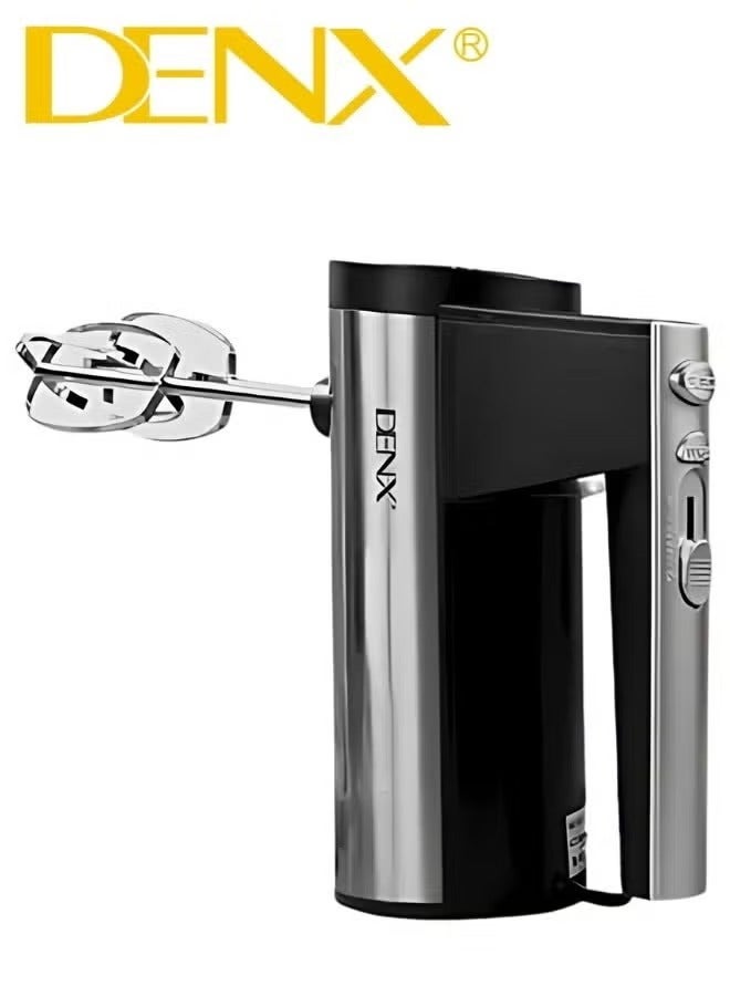 Denx 200W Electric Egg Beater and Kneader with 5 Speeds and Stainless Steel Blades - DENX DX3210 - Image 1