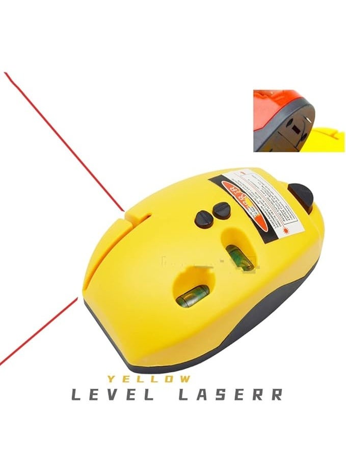 Multi-Functional Laser Level Tool with Horizon & Vertical Lines – Spirit Level Meter with Fastening Pin, Suspension Device, and Tripod Compatibility – Battery Powered (As Shown, One Size) - Image 2