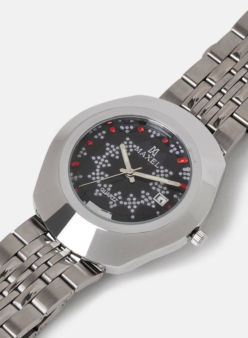 Maxel Men's Diastar True Water Resistant Analog Wrist Watch MX572 - 38mm - Image 3